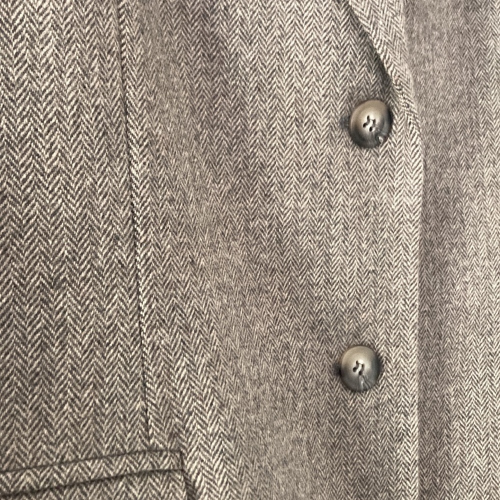 Classic Pendleton Gray Wool Blazer - Euc - image 3